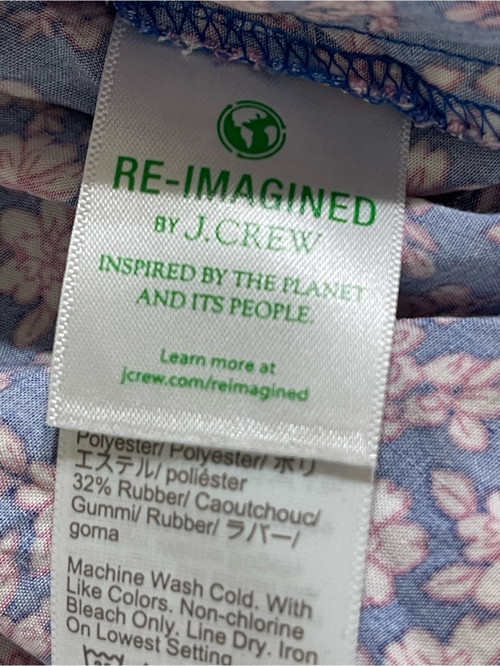 J. Crew Lavender-Blue Floral Smocked Maxi Dress - Picture 7 of 13